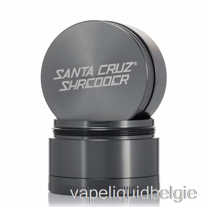 Vape Smaken Santa Cruz Versnipperaar 2,2inch Medium 4-delige Molen Grijs (53mm)